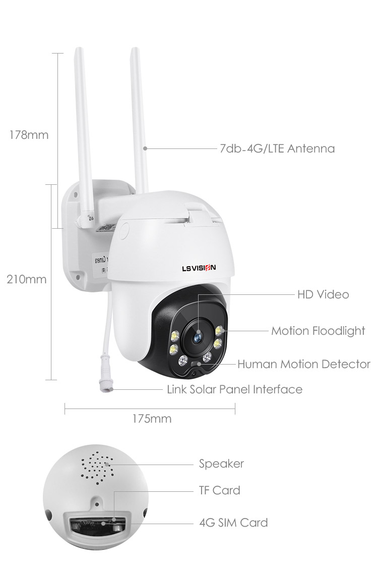 Cámara wifi, con baterías larga duración, 5 MP, visión nocturna, tuya smar  life