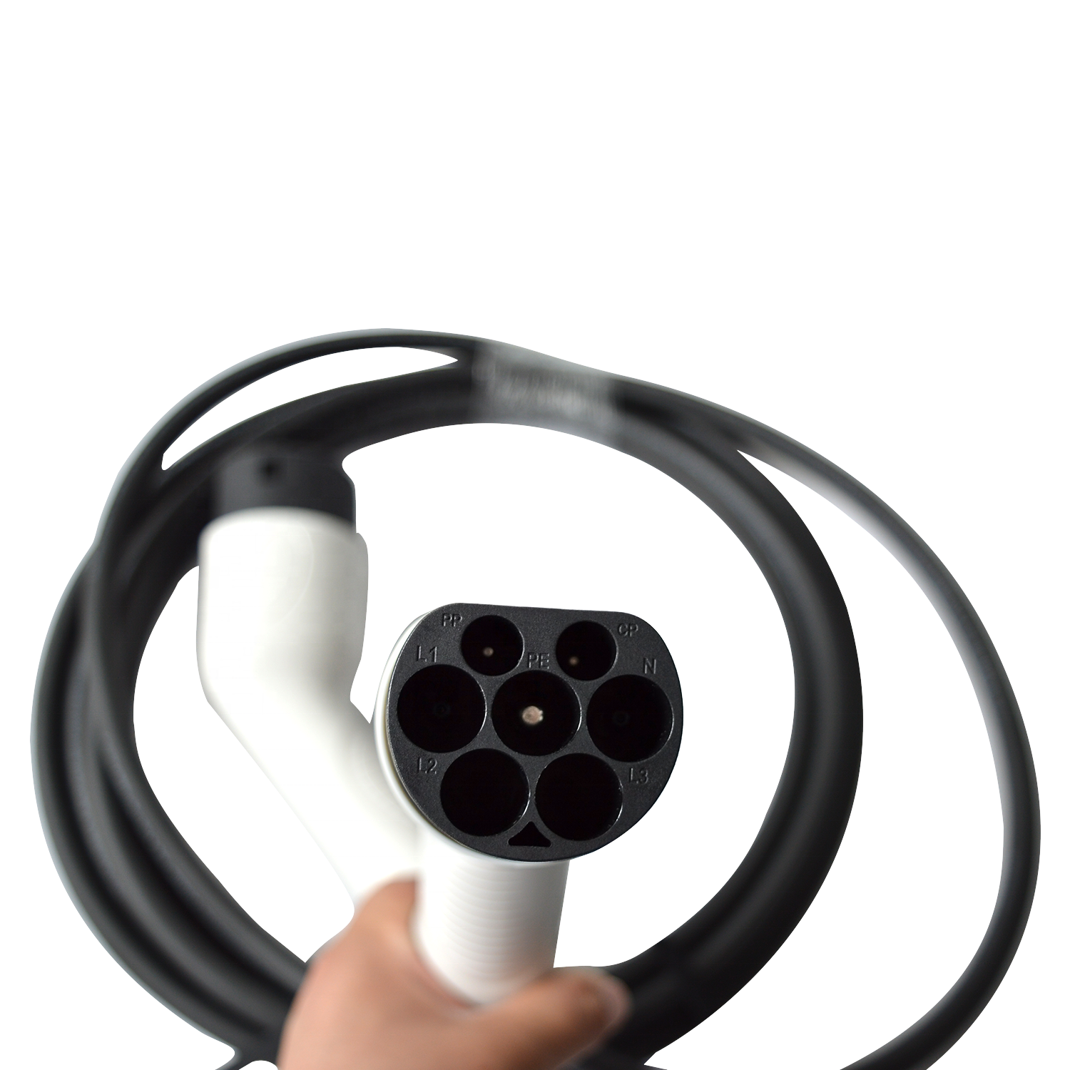 Hengyi IEC 62196 plug level 2 charger ev charging cable threephase