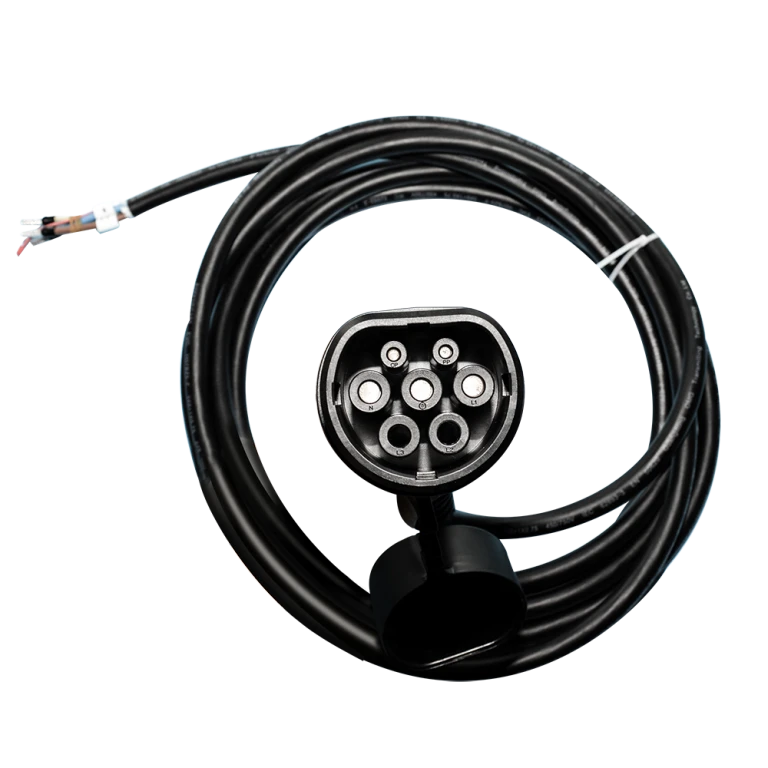 EV charging cable Type 2 - Type 2, 32A, 1-phase, 7.5m