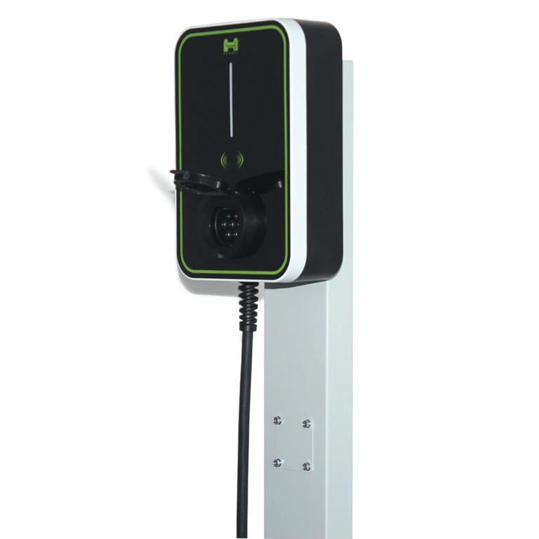 22kW Commercial EV Charger With Tethered Cable, Type 2, Triple