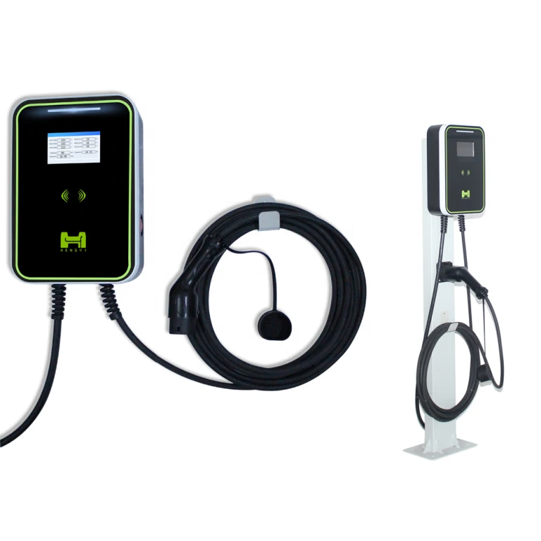 Hengyi - Factory direct sales 3 phase 380V wallbox 11 kw typ 2 with 5M charging  cable home use ev charger wifi hebrew app Home EV Chargers