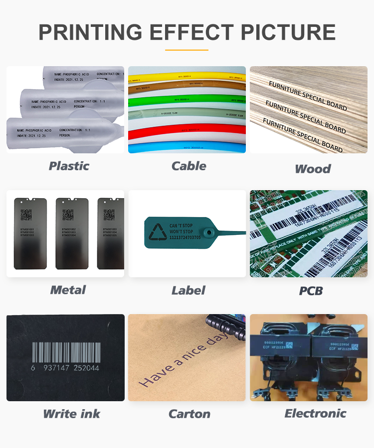 BTMARK Potable Handheld Inkjet Printer for Plastic Paper PVC Card Printer