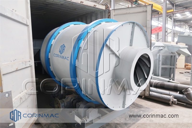 rotary dryer, sand dryer, three circuit sand dryer