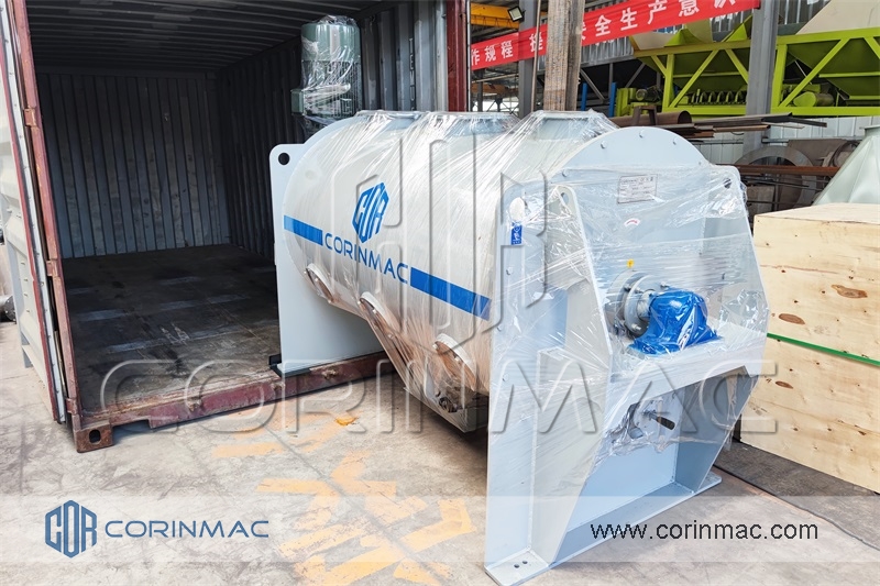 plowshare mixer, dry mortar production plant