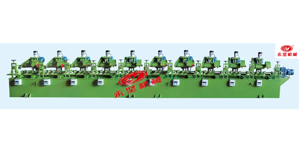 Yj-10 Wheel Big Head Tube Vertical Auto-Press Square Pipe Polishing Machine Customized Round Pipe Grinding Machine