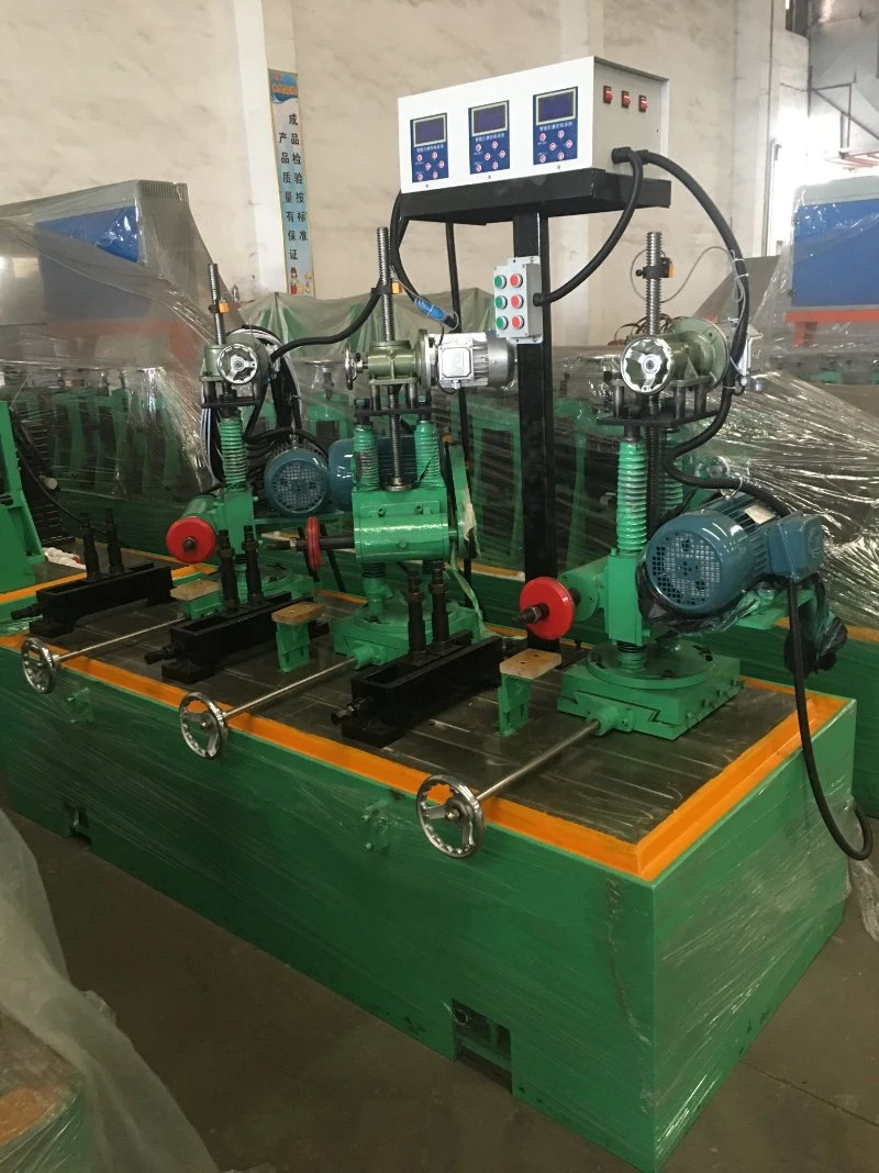 Grinding Machine for Ss Round Pipes Square Tube Pipe Polisher Electrical Control Square Pipe Polishing Machine