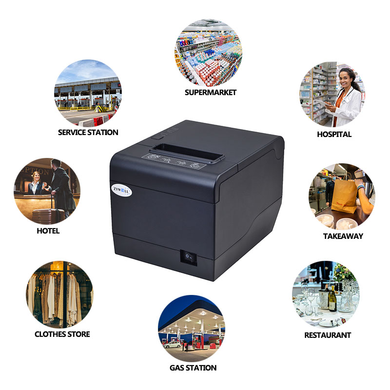 80 мм POS термопринтер с Bluetooth
