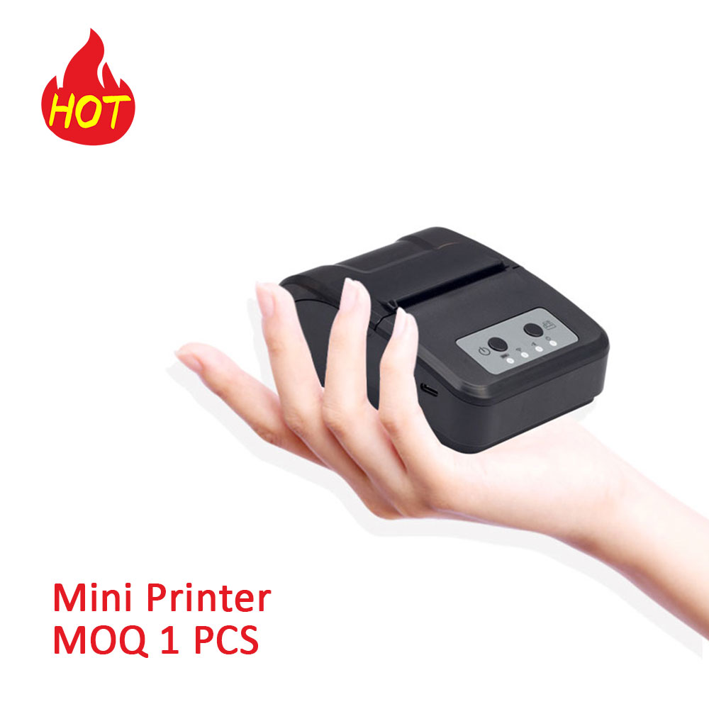 80mm mini Réception imprimante thermique portable avec de gros rouleau de  papier - Chine Imprimante portable 80mm, l'imprimante thermique 80