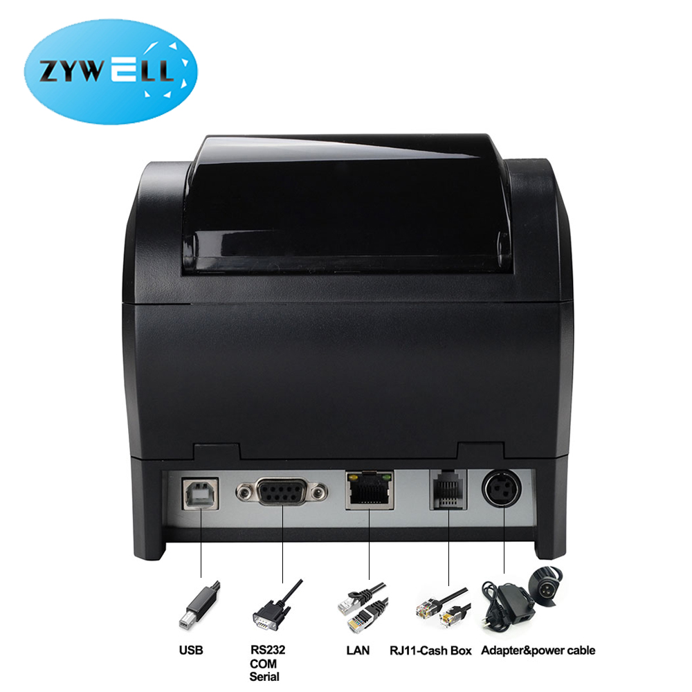 ZYWELL POS 80 c printer drivers download 80 mm custom receipt printer