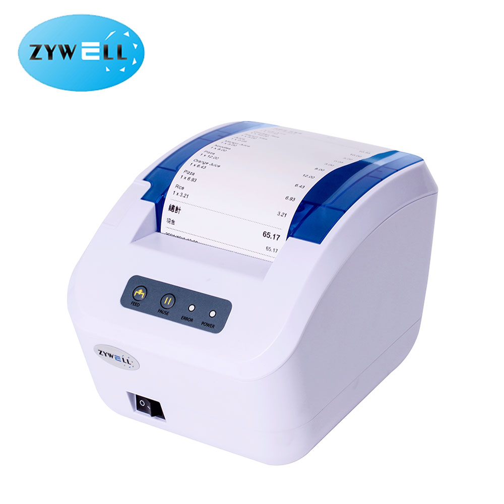 Zywell Thermal Label Printer Zy With Printer Driver Mm Inkless Usb Bluetooth Label