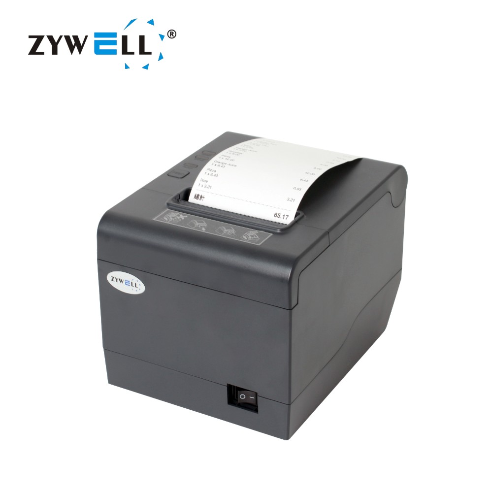 ZYWELL Cheap small printer ZY808 Zywell pos system desktop inkless