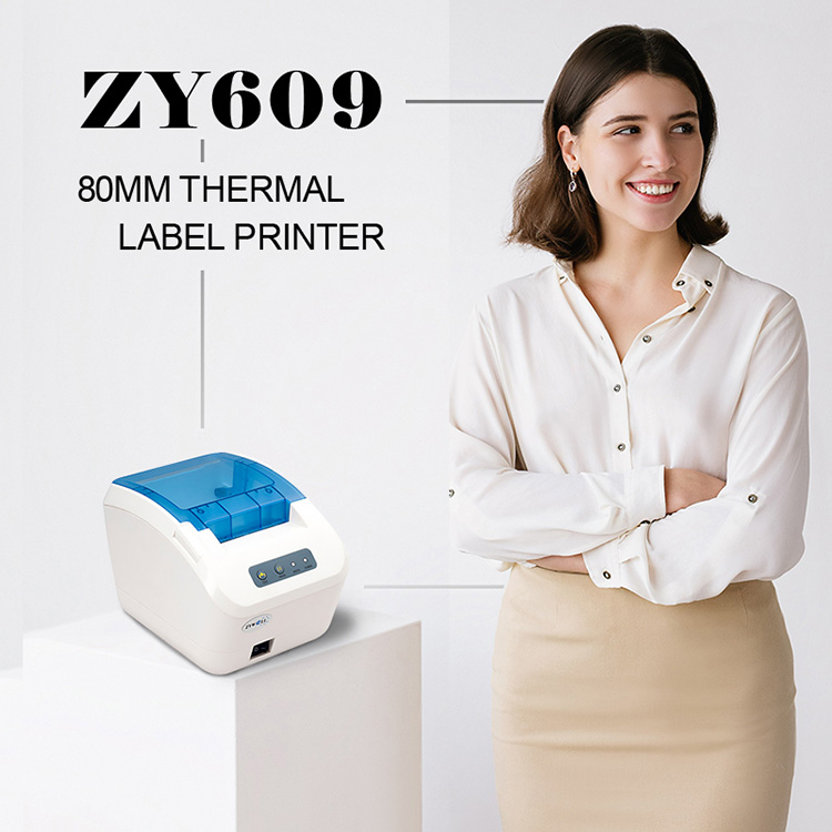 Zywell Thermal Label Printer Zy With Printer Driver Mm Inkless Usb Bluetooth Label