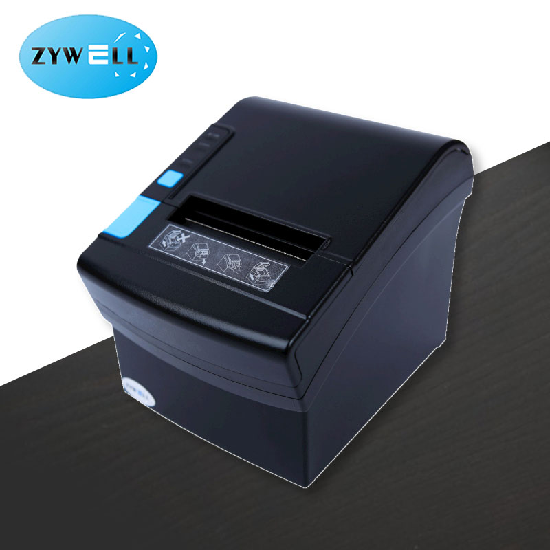 ZYWELL - 高速印刷 80mm WIFI Bluetooth レシートプリンター 3inch サーマルプリンター USB+BT+WIFI