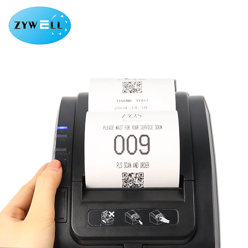 ZYWELL Desktop 2 inch 3 inch thermal printer driver download free