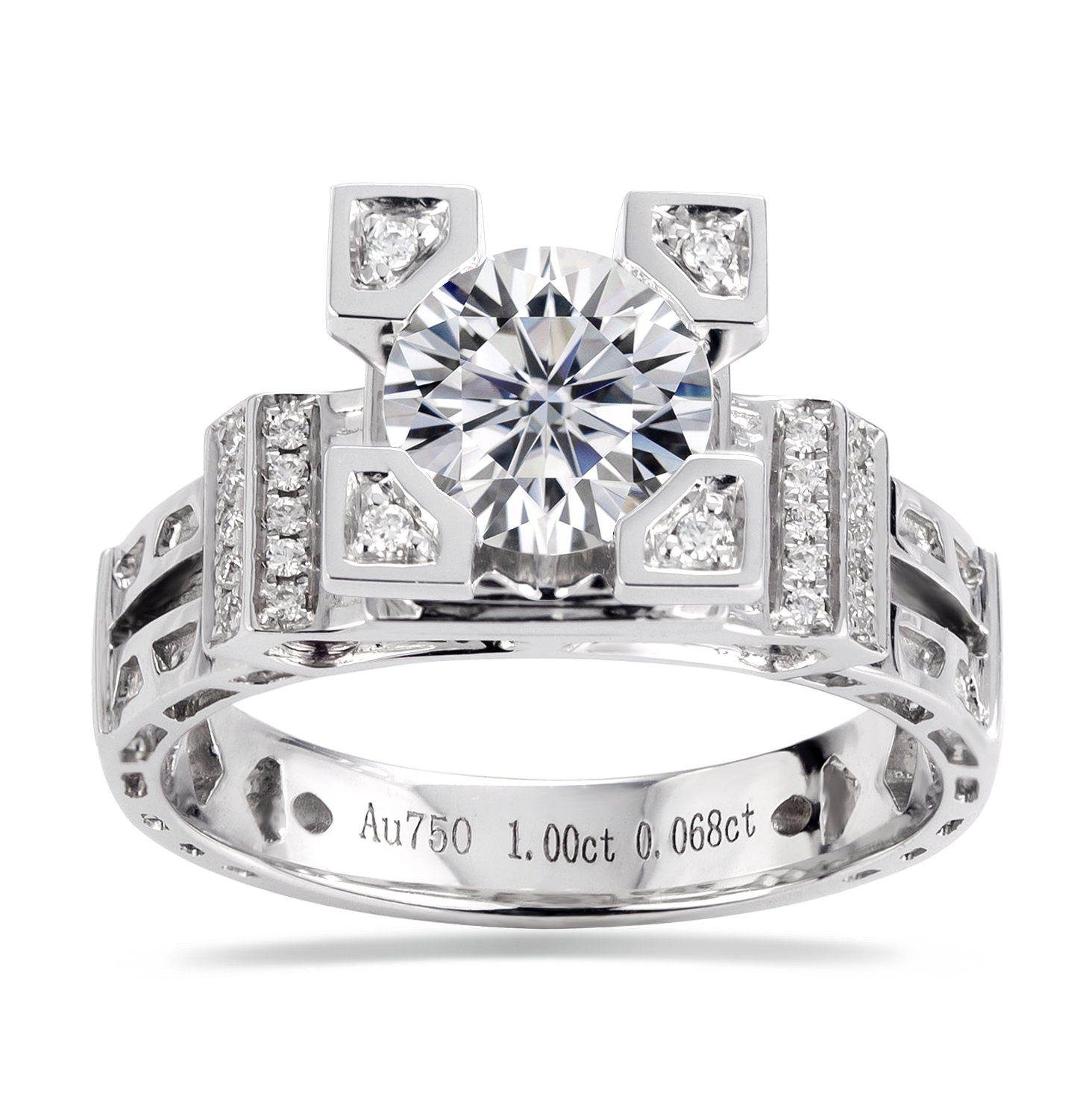 Messi Jewelry Rings Engagement Couple Set Jewelry white Gold 14k 18k