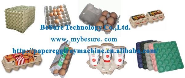 BST ET7200 High-speed Rotary Forming Pulp Molded Cup Holder /Egg Tray /Fruit Tray Production Line