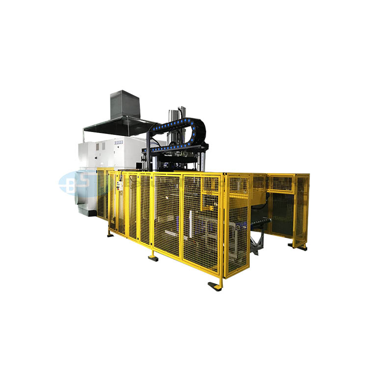 BST TL2400 Yüksek Performanslı Tam Otomatik Hamur Kalıplama Tek Kullanımlık Bardak Kapağı/ Kase Kapağı Üretim Hattı