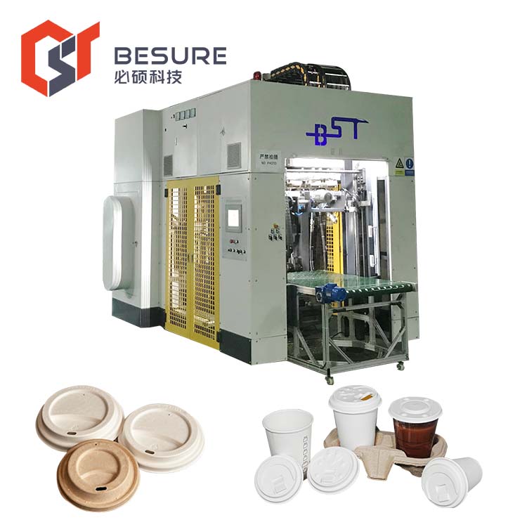 BST TL600 Hot-sale High Quality Pulp Molding Cup Lid/Coffee Cup Production Line