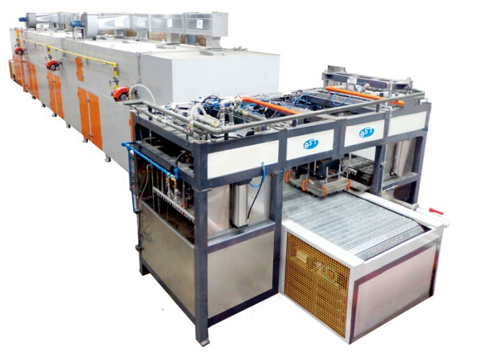 BST IP6000 High-performance & Low Energy Consumption Fully Automatic Pulp Molding Industrial Packaging Production Line