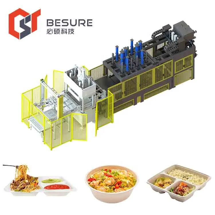 BESURE - Disposable Tableware Making Machine TW4000 Fully automatical Pulp Tableware Machine