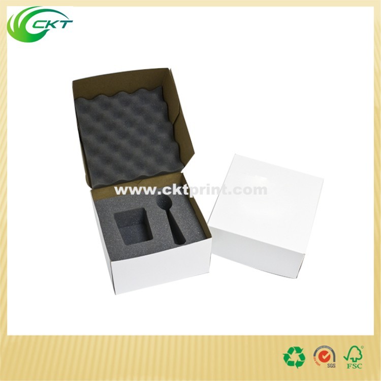Custom Duplex Paper Corrugated Packaging Electronics Gift Boxes With Foam Insert