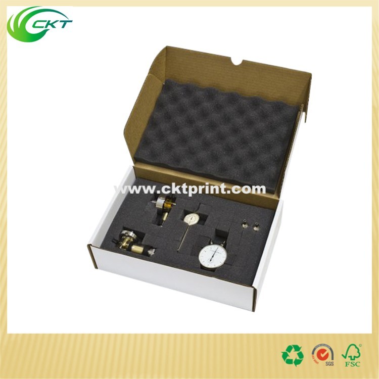 Custom Duplex Paper Corrugated Packaging Electronics Gift Boxes With Foam Insert