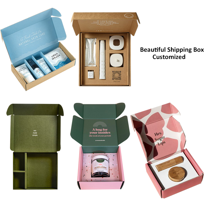Customized Design Corrugated Carton Paper Packaging Electronics Products Gift Box with Graphics