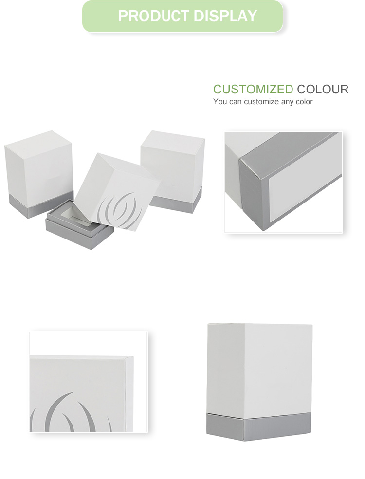 Custom Logo Carton Embossed Tuck Top Makeup Skincare Product Packaging Boxes