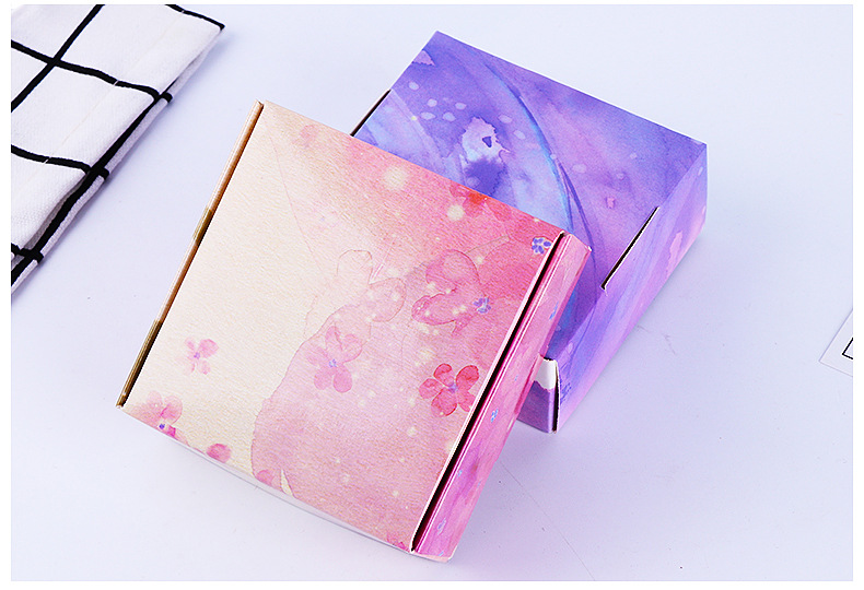 Eco Friendly Handmade Kraft Paper Candle Flower Soap Bar Packaging Box with custom Logo