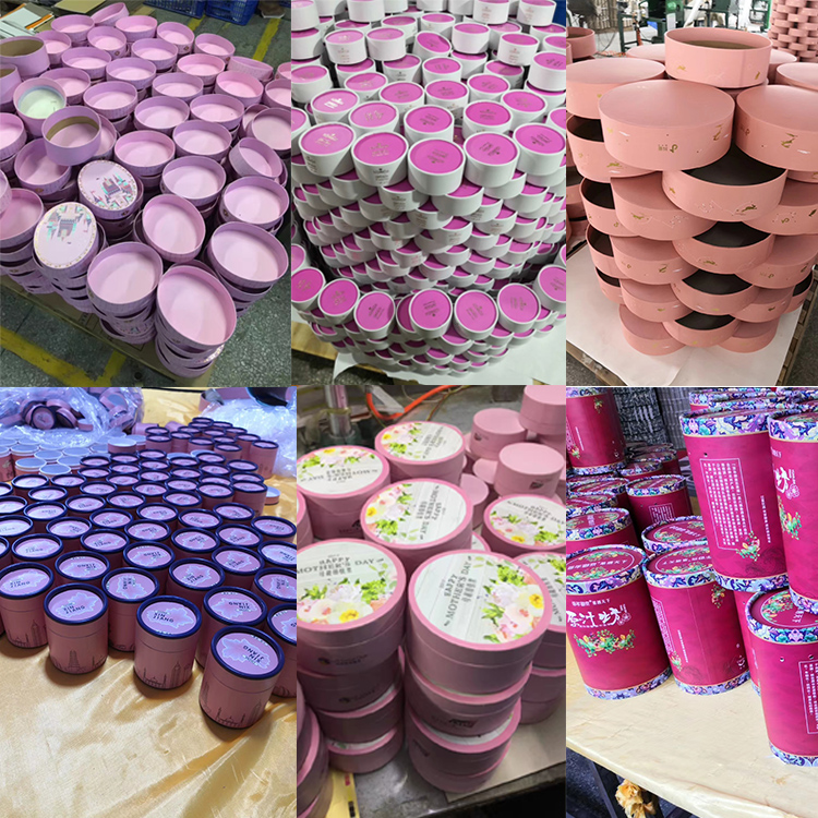 Concrete forming colorful cosmet coffee cylinder kraft packaging box paper tube