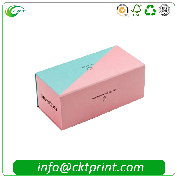 Custom Logo Printed Cardboard Paper Packaging magnetic box packaging with ribbon closure