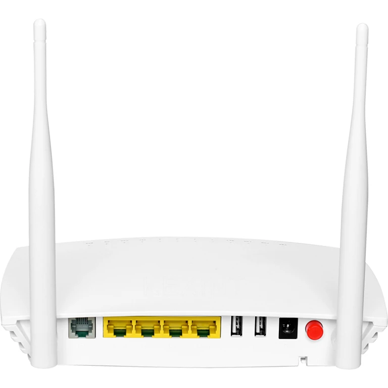 GPON ONU FTTH Modem Fiber Optic ONT Router 1GE+3FE+VOIP+2.4G WLAN+1USB –  Splicer Market