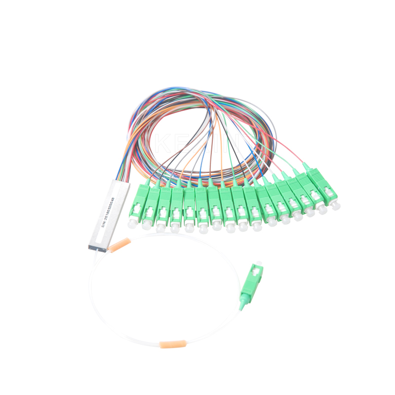 KEXINT - KEXINT SC Micro Fiber Optic Splitter APC / UPC Coupler 900uM 1 ...