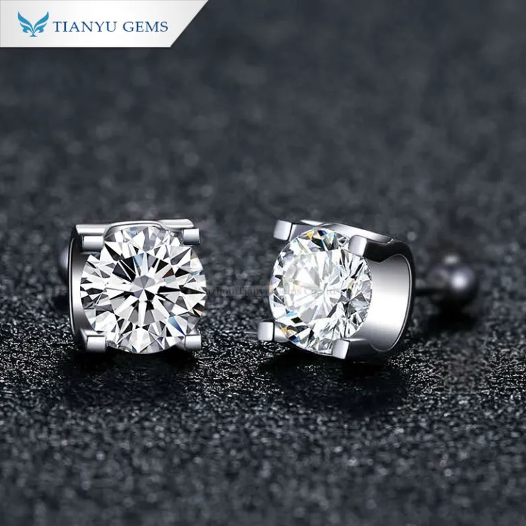 Tianyu宝石-Tianyu宝石シンプルなジュエリー1カラットモアッサナイト牛  