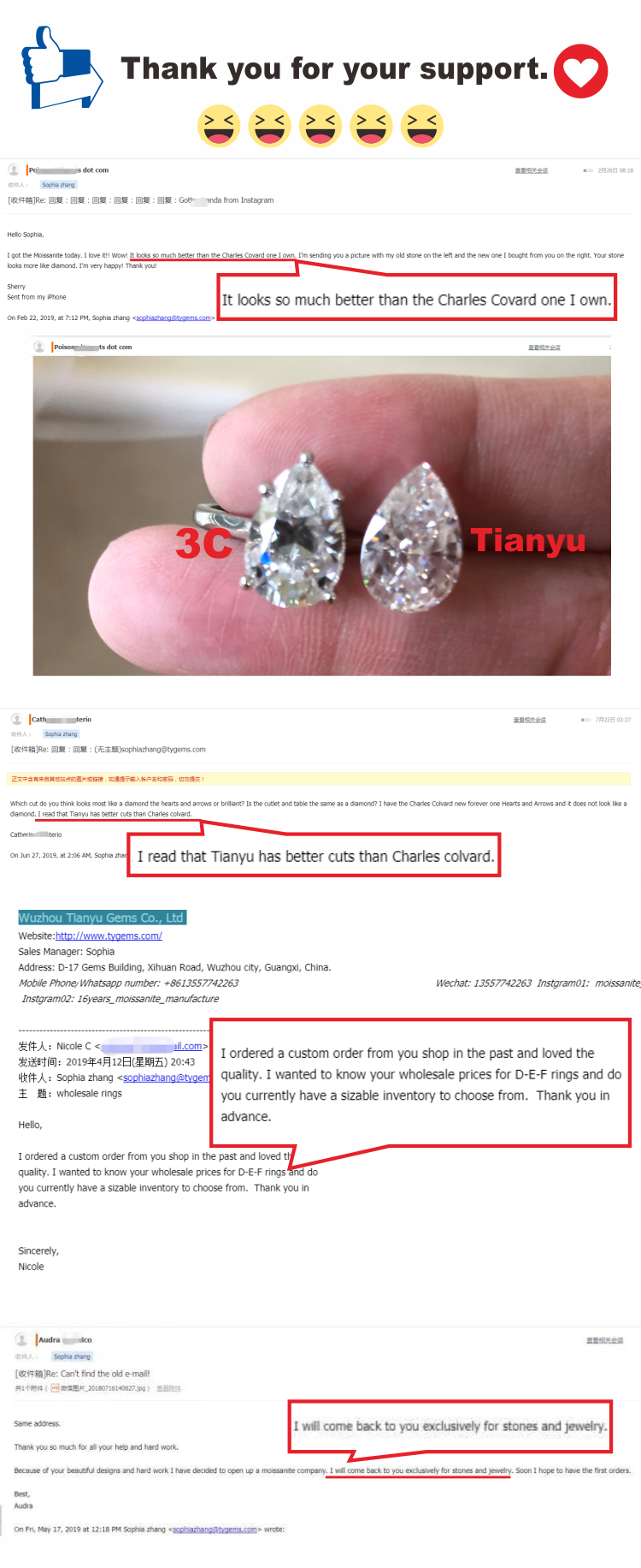 Tianyu Wholesale1-2ct kuddslipad fancy rosa färg VVS lös HPHT/CVD labgrown diamant med IGI-certifikat