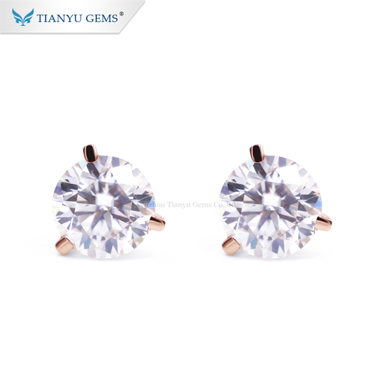 Gemas Tianyu DEF cor vvs grau corte francês moissanite diamantes 5