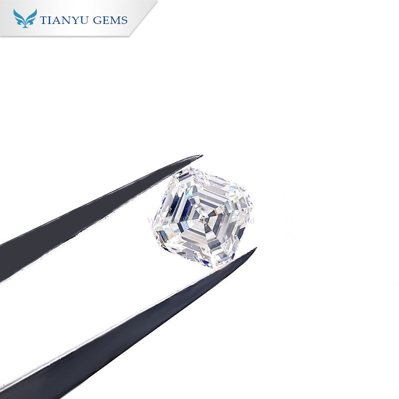 Tianyu gems Lab Grown Diamond Stock Asscher cut CVD--1.55CT -G / VS2 lab  diamond freeIGIcertificate在庫あり