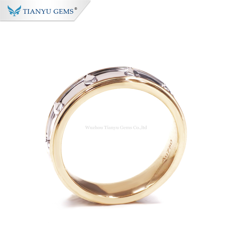 Custom Men Ring Wedding Band Manufacturers Tianyu Gems