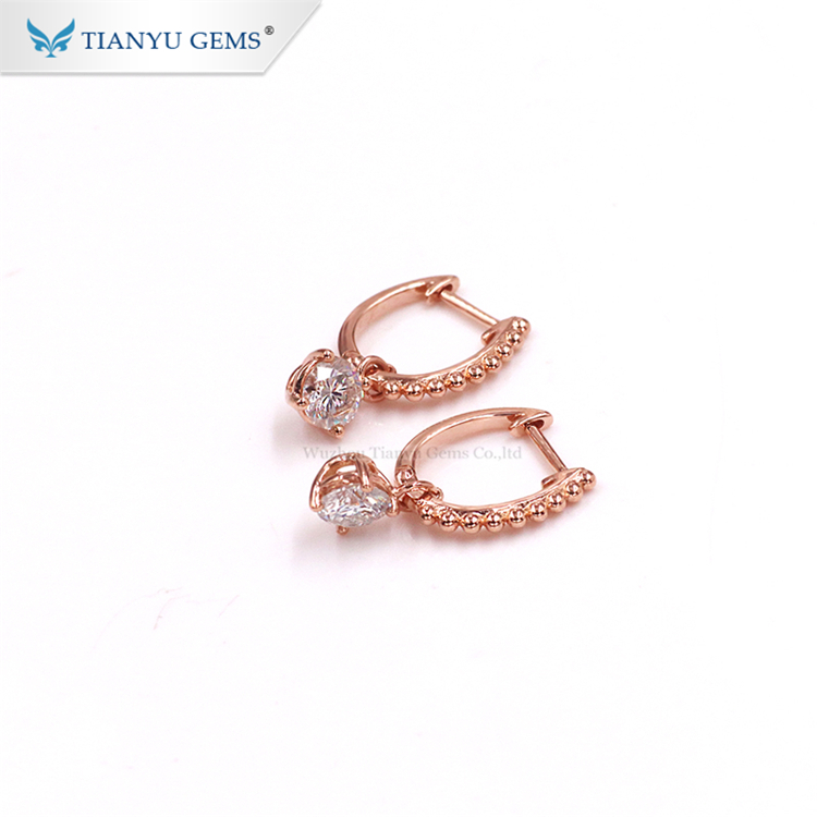 Tianyu Gems Tianyu Gems New Products K Rose Gold Ct Moissanite