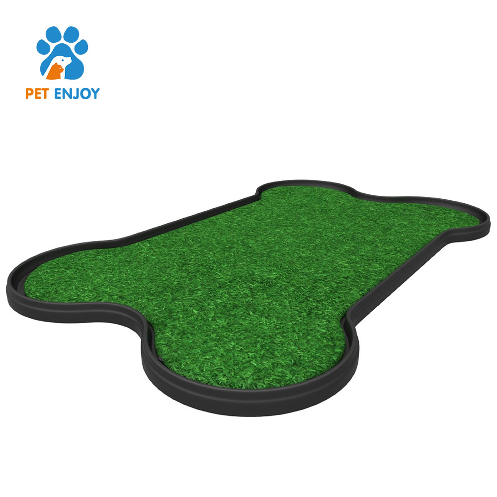 Yufeng - Dog Pee Training Mat Pet Toilet With Artificial Grass Training Pad Pet Accessory Pet Feeder