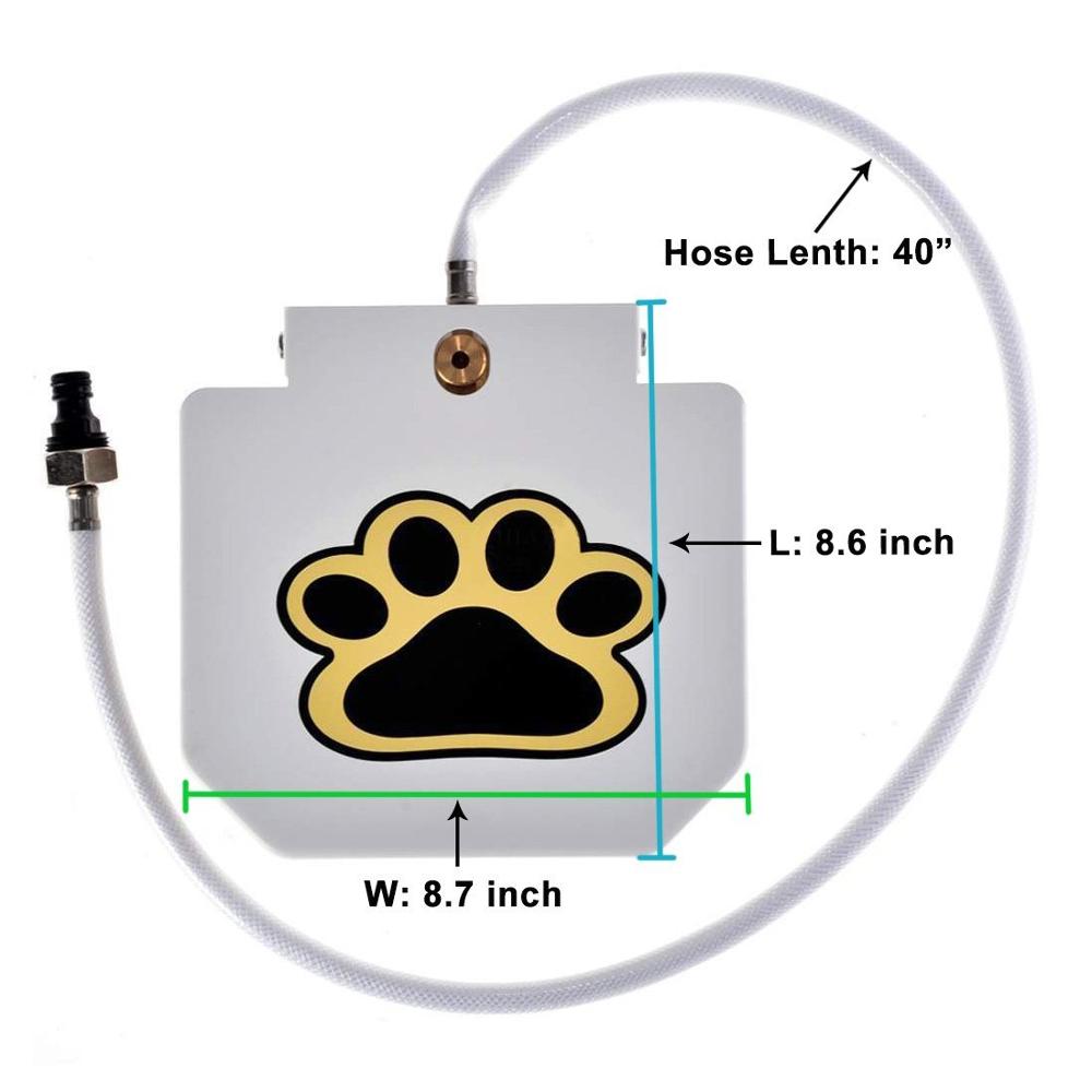 Outdoor Dog Drinking Fountain Step On Dog Water System  Water Dispenser Watering Doggie Fountain Automatic Dog Feeder Timer