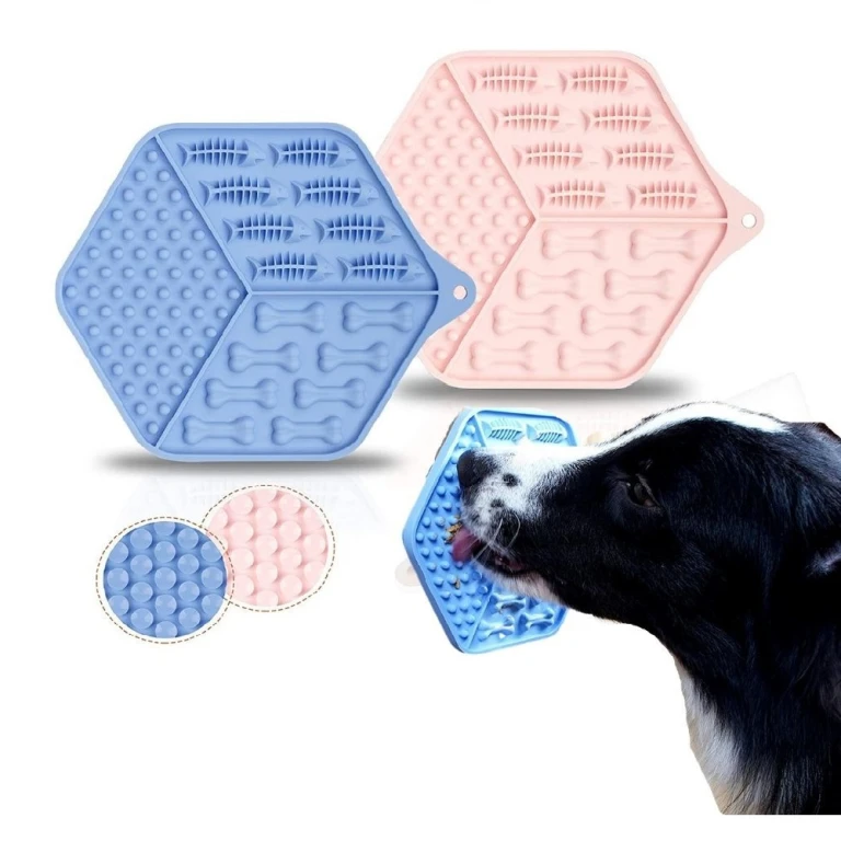 Round Silicone Pet Supplies Food Licking Pad Slow Feeder Dog Cat