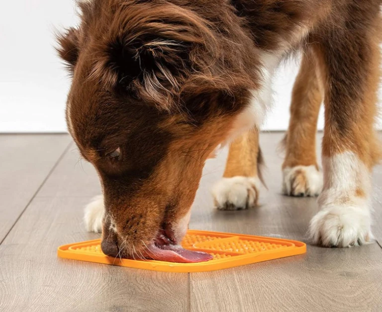 1pc-pet Licking Mat For Dogs Slow Feeder Pet Health Safe Slow