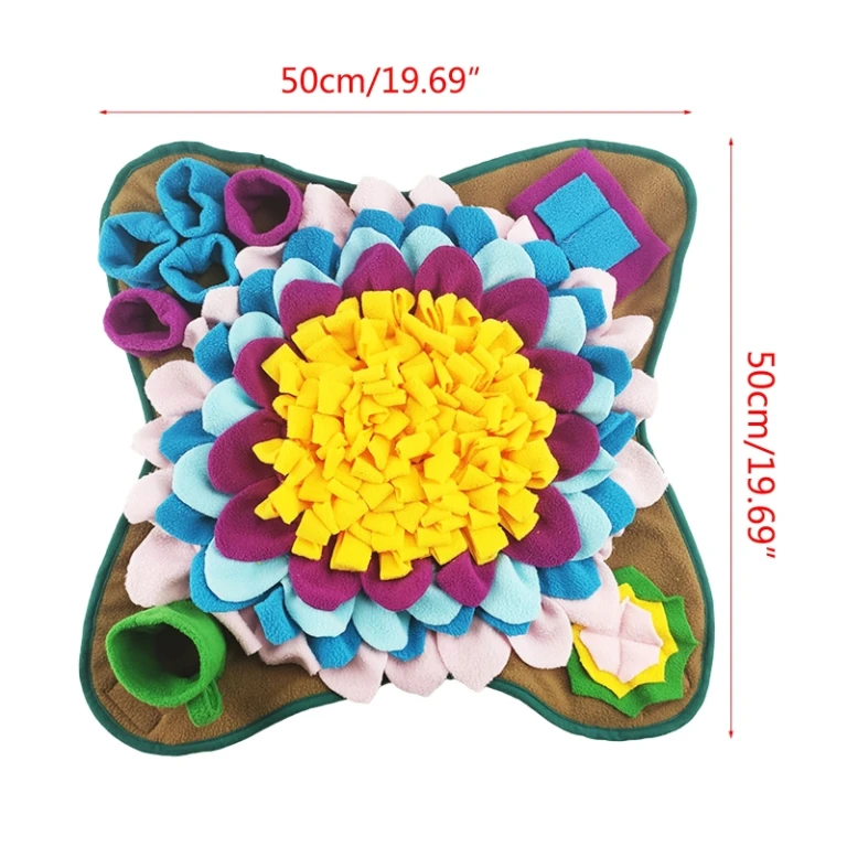 Pet Dog Snuffle Mat Pet Sniffing Training Blanket Detachable