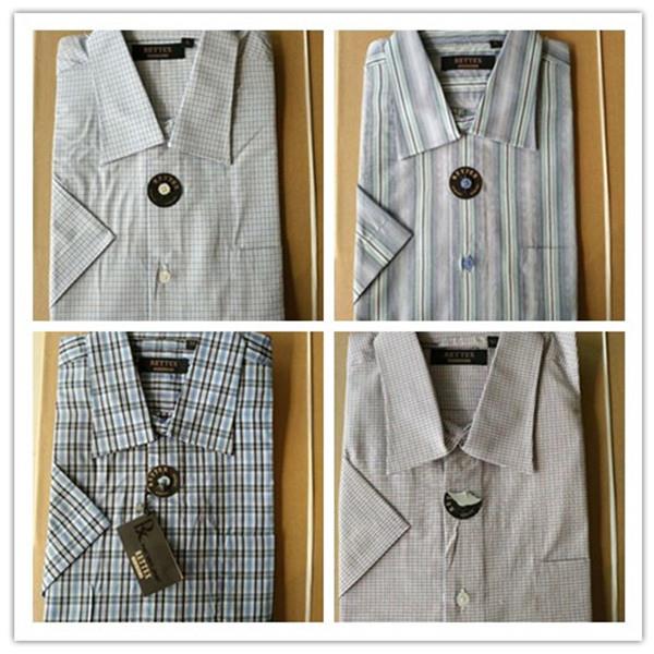 Mens Short Sleeve Casual Cotton And Simulated Linen Shirts In Stock ...