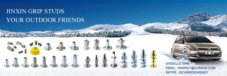 JX8-12-1 winter hiking boot spikes anti-skid tire studs 8x12mm