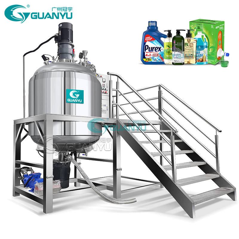 Vaccum Dispenser 1000 Litre Stainless Steel Liquid Soap Making Machine
