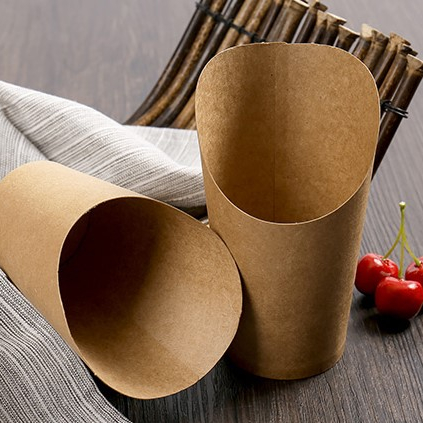 Uchampak  - Disposable kraft paper cup French fries boxes Single wall cup