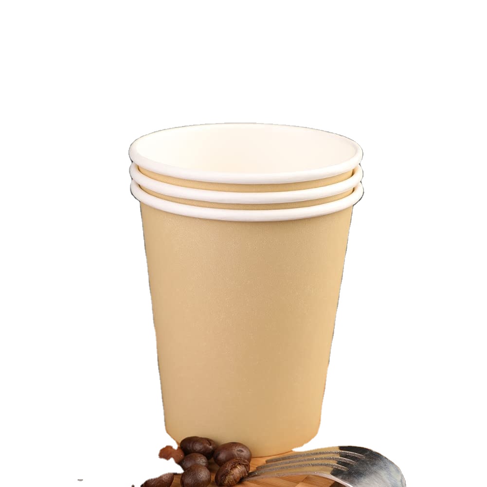 Uchampak - gobelets jetables - gobelets boissons chaudes/froides pour eau,  jus, café à boire Papier blanc Gobelet en papier