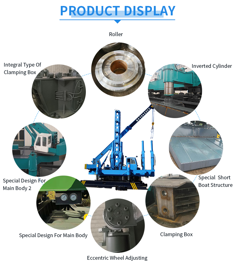 800t hydraulic static pile driver/used crawler piling machine/silent piling machine